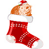SANTA CHRISTMAS STOCKINGS CAPYBARA