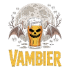 Vampire Beer Motif Under Moonlight