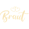 Braut Herzschrift Design