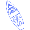 Surfbrett Muster