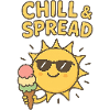 Chill & Spread Sonne Eis Spaß