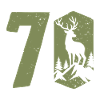 Jæger 70-års fødselsdag Jagt 70 år Antal Hjorte