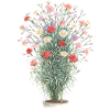 Bouquet d’œillets romantique