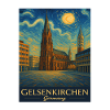 Gelsenkirchen Cathedral Starry Sky