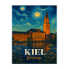 Kiel Night View Poster Kiel Germany