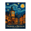 Freiburg Starry Night Cityscape
