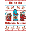Hohoho cookie tester with funny dinosaur
