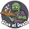 Zombie Pizza Scheibe