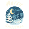 Merry Christmas Winterwald Illustration