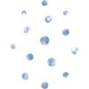 Blue Bokeh Light Points Pattern