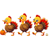 Bébé dinde de Thanksgiving