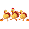 Bébé dinde de Thanksgiving