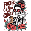 Mother Caffeine Mom Skeleton Coffee