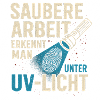 Clean work under UV light
