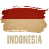 Indonesian grunge flag, Indonesian proud