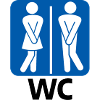 Herren Frau Toilette