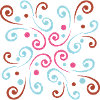 Abstract wavy design by Cean