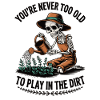 Never too old to dig skeleton
