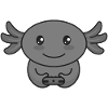 Axolotl Gamer Gamer with Controller