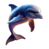 Delphin Taucher Delphine Ozean Süße Delfine Delfin