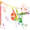 Gymnast high bar artistic gymnastics