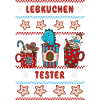 Christmas Gingerbread Tester with Dino Dinosaur