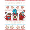 Christmas Gingerbread Tester with Dino