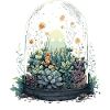 Lustiges Geister-design Blüht Halloween-geist