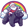 Gorille Père Noël Noël
