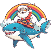 Requin Père Noël