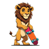 Lion Cub Skateboard Power