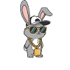 Lapin Hop n’Flow avec chaîne