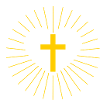 Cross and heart