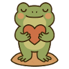 Frog with Heart – Loving Design