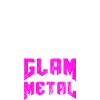 80s Glam Metal Retro Design
