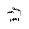 Faith Hope Love - Simple Faith Design