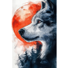 Illustration of a wolf