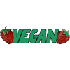 Vegan Strawberries Bold Logo