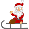 Santa Claus on the sleigh