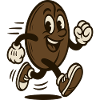 Cheerful Bean in Motion