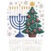 Joyeux Noël Joyeux Hanoukka Chemise