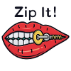Zip It! Red Lips Zipper