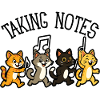 Cat Musical Notes Humor Music