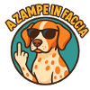 With paws in the face