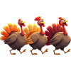 Bébé dinde de Thanksgiving