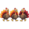 Bébé dinde de Thanksgiving