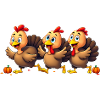 Bébé dinde de Thanksgiving