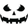 Spooky Pumpkin Silhouette Print