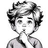 Surprised Thoughtful Boy | Thoughtful Boy