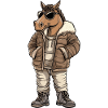 Cheval Cool Hiver
